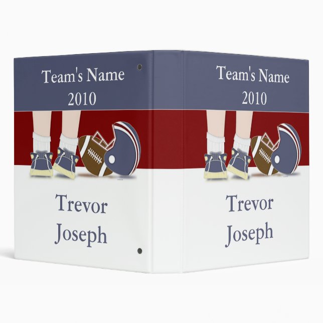Football Photo Book Personalized Binder (Background)