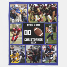 Football photo collage