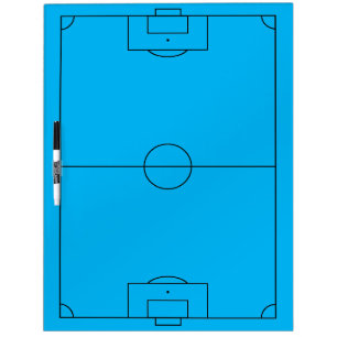 Football Pitch Coach's / soccer field Dry Erase Board