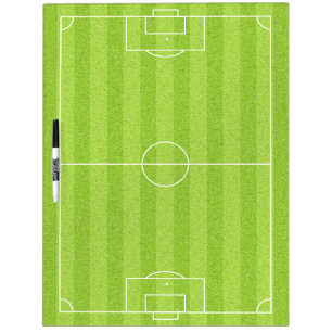 Football Pitch Coach's / soccer field Dry Erase Board