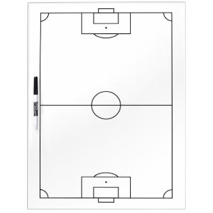 Football Pitch Coach's / soccer field Dry Erase Board