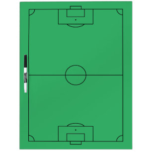 Football Pitch Coach's / soccer field Dry Erase Board