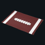 Football Placemat<br><div class="desc">Football Field 50 Yard Line Placemat. For the ultimate sports lover pair with our football plates, coasters and mugs.</div>