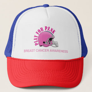 Football Play for Breast Cancer Awareness Hat
