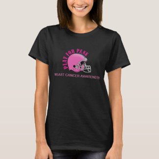 Football Play for Breast Cancer Awareness Shirt