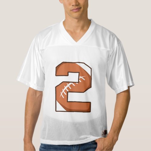 Football Player 2nd Birthday Coach Game Day Sport Mens Football Jersey