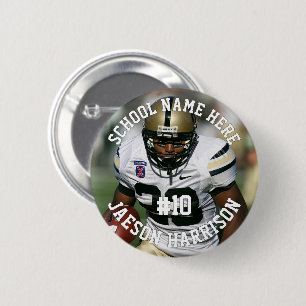 Football Player Add Name Number Team and Photo Button