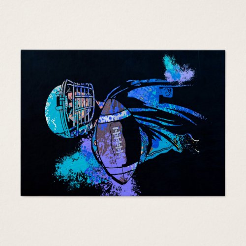 Football Player Canvas Print 