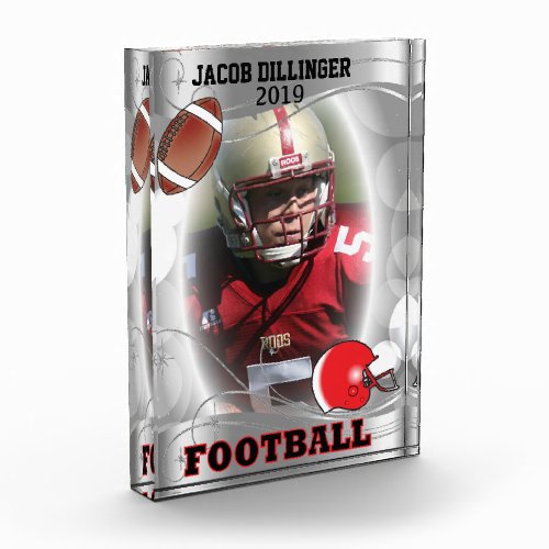 Football Player Design _ DIY Photo Template