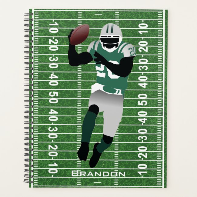 Football Player Design Weekly/Monthly Planner