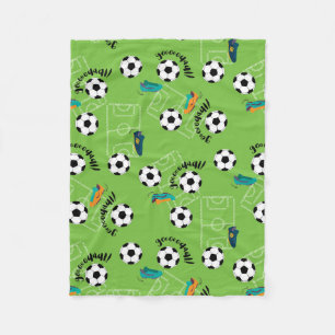 Football Player   Football Is Great Fleece Blanket