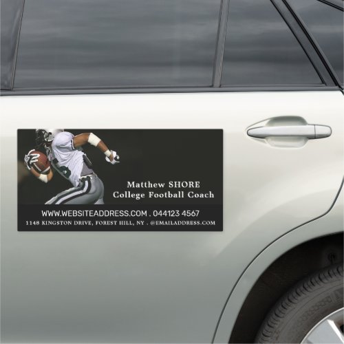 Football Player Footballer Football Coach Car Magnet