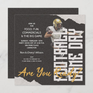 NFL Pittsburgh Steeler's Birthday Invitation