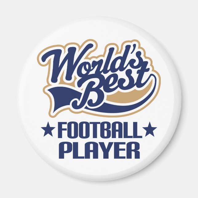 Football Player Gift Magnet (Front)