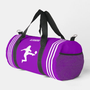 Football Player Girl, Birthday Gift, Team Duffle Bag