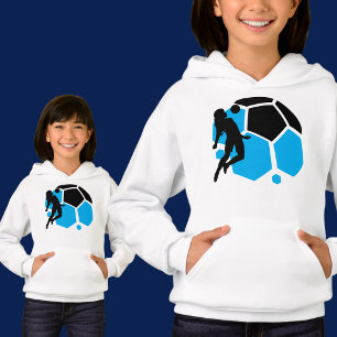 Football Player Girl, Birthday Gift, Team Hoodie