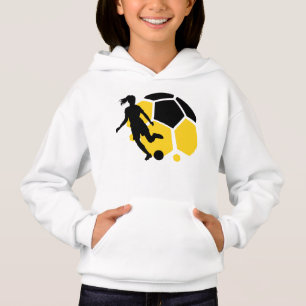 Football Player Girl, Birthday Gift, Team        Hoodie