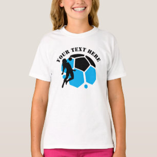 Football Player Girl, Birthday Gift, Team T-Shirt