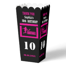 Football Player Girl, Football Girl Team Favor Box