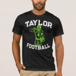 Football Player Name and Number T-Shirt<br><div class="desc">Elevate your game day gear with our exclusive Player Football Shirt! Perfect for fans who cheer on their star, this high-quality shirt features the name and number of your favorite football player, proudly displayed alongside their team name. Show your support and celebrate your player with this unique, stylish piece. Gear...</div>