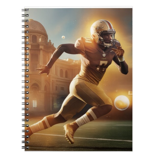 football player notebook (Front)