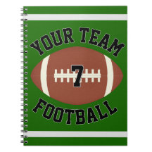 Football Player Number and Team Name Custom Sports