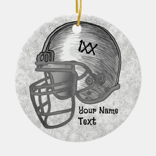 Football player ornament  (Front)