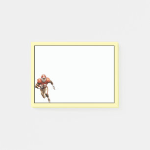 Football Player Post-it Notes