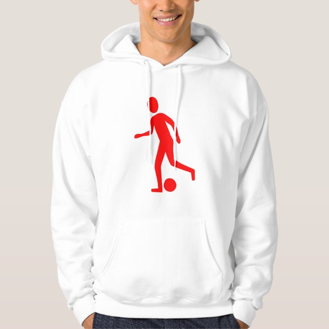 Football Player - Red Hoodie (Front)