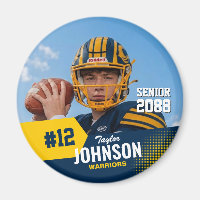 Football Player Senior Night Custom Photo Sports