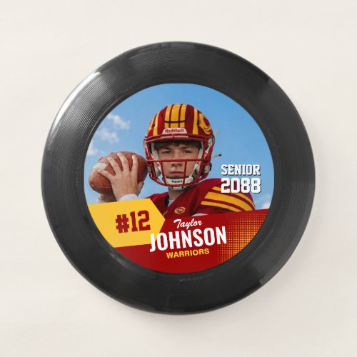 Football Player Senior Night Custom Photo Sports Wham-O Frisbee
