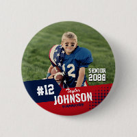 Football Player Senior Night Custom Sports