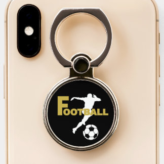 Football Player Supporters Fan Graphic Phone Ring Stand