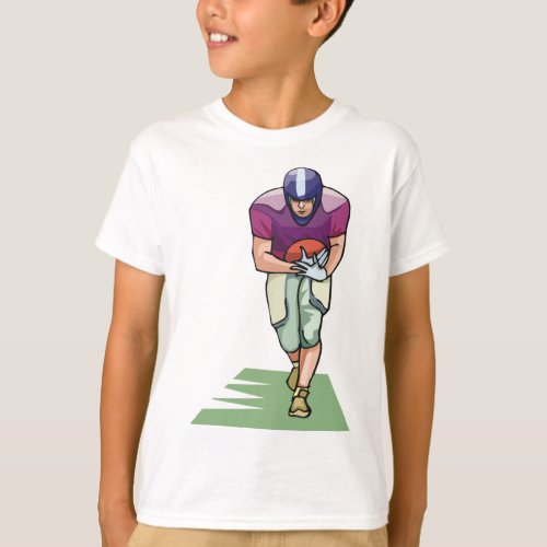 Football Player With The Ball T_Shirt