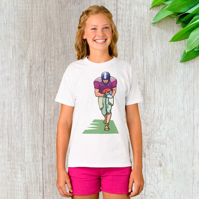 Football Player With The Ball T-Shirt (Creator Uploaded)