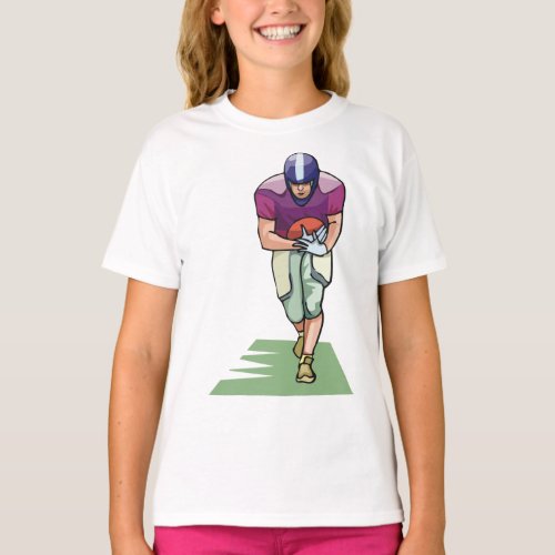 Football Player With The Ball T_Shirt