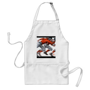 Football Players Adult Apron