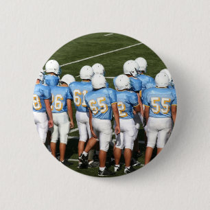 Football players button