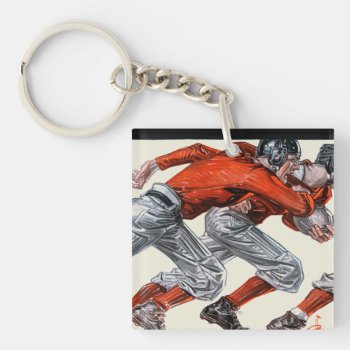 Football Players Keychain by PostSports at Zazzle