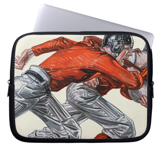 Football Players Laptop Sleeve (Front)