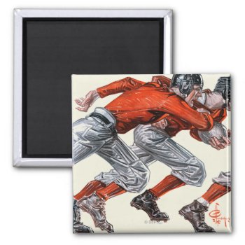 Football Players Magnet by PostSports at Zazzle