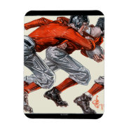 Football Players Magnet at Zazzle
