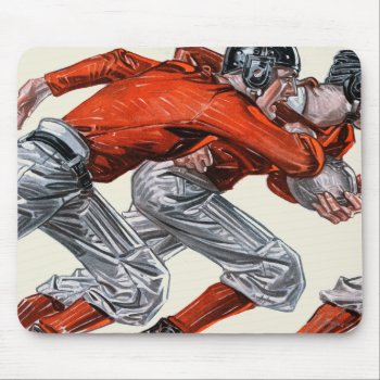 Football Players Mouse Pad by PostSports at Zazzle