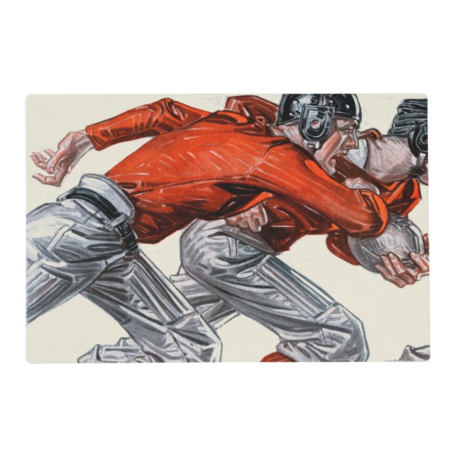 Football Players Placemat (Front)