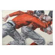 Football Players Placemat at Zazzle
