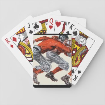 Football Players Playing Cards by PostSports at Zazzle