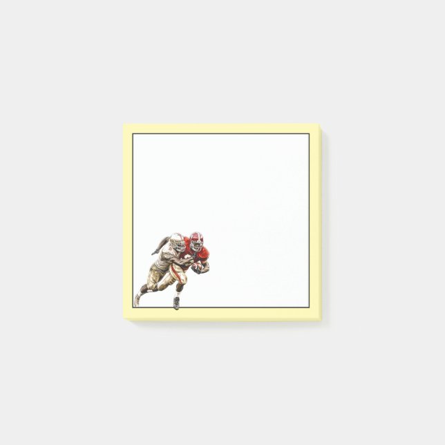 Football Players Post-it Notes (Front)