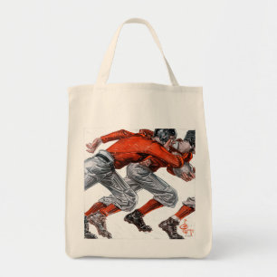 Football Players Tote Bag