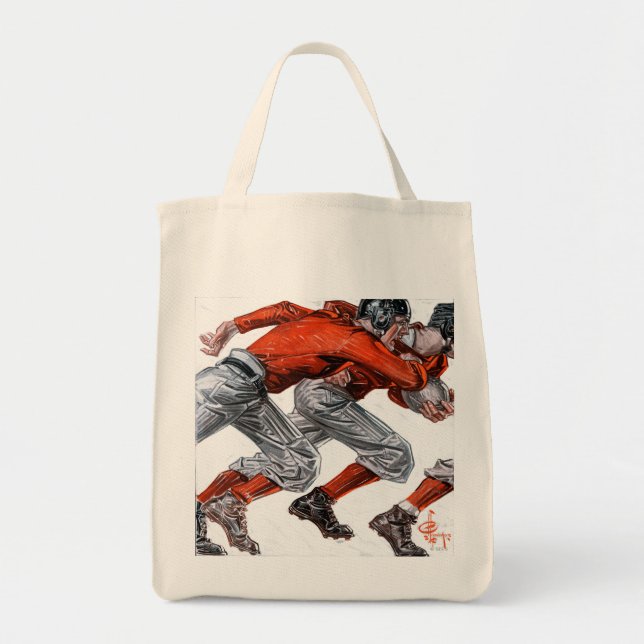 Football Players Tote Bag (Front)
