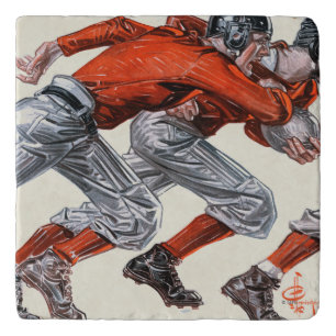 Football Players Trivet